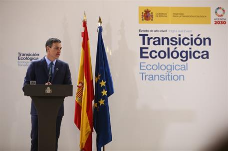 18/01/2019. Sánchez anuncia el Plan de Energía y Clima 2021-2030. El presidente del Gobierno, Pedro Sánchez, durante su intervención de clau...